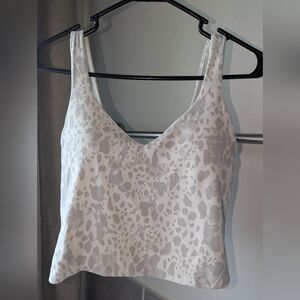 Lululemon Align Tank Top White Cheetah
